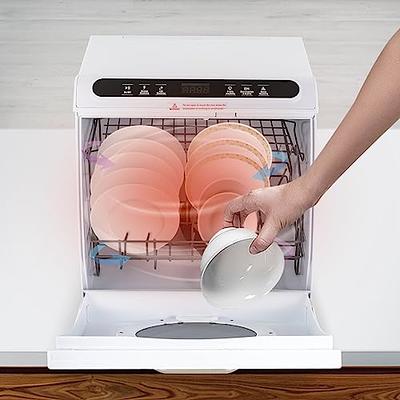 Countertop Dishwasher, Portable Dishwasher with 7L Built-in Water
