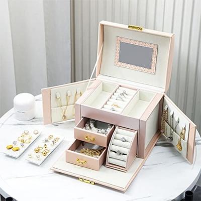QBestry Jewelry Boxes for Women Green Large Jewelry Box Organizer for Women  Earring Jewelry Box for Necklaces and Rings Jewelry Holder Organizer Box  Jewelry Box Earring Organizer Jewelry Storage Box - Yahoo