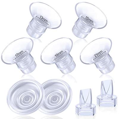 Snagshout  Breast Pump Parts Accessories Hands Free Wearable Portable  Flange 24mm Duckbill Valve Silicone Diaphragm Milk Collector Cup Compatible  with MOMMED Mumgaroo MISSAA TSRETE Bioby S18 S21 S23, 2 Packs