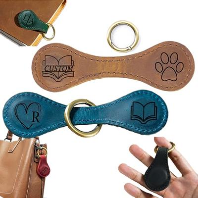 Personalized Leather Bookmarks, Fun & Cute Book Accessories for