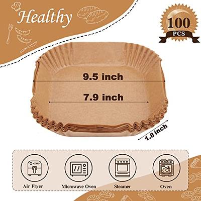 Air Fryer Paper Liner Disposable: 100PCS 8 Inch Airfryer Insert Parchment  Paper Sheets, Grease and Water Proof Non Stick Basket Liners for Baking  Cooking Roasting from ctizne - Yahoo Shopping