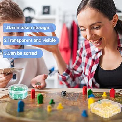 20 Pcs Clear Game Tokens Storage Containers, Board Game Storage Containers,  Assorted Sizes Styles Storage Boxes for Game Components, Plastic Storage  Containers with Lids for Game Pieces, Dice, Tokens : : Toys