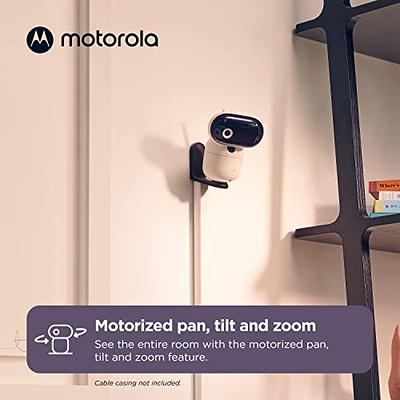 Motorola® VM36XL-2 5 Video Baby Monitor with Two Motorized Pan, Tilt &  Zoom Cameras, 1000ft Range Baby Monitor Set 