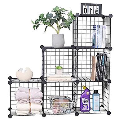 Cube Cabinet Closet Storage Organizer Modular Metal Wire Shelving