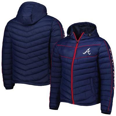 Atlanta Braves Antigua Big & Tall Generation Quarter-Zip Pullover Jacket - Red