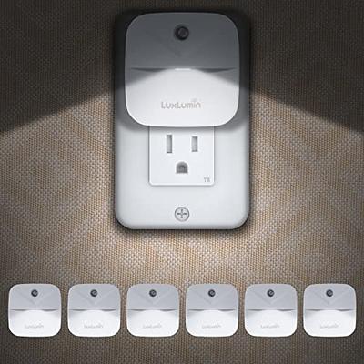 AUVON Plug-in LED Motion Sensor Night Light, Warm White LED Nightlight with  Dusk to Dawn Sensor