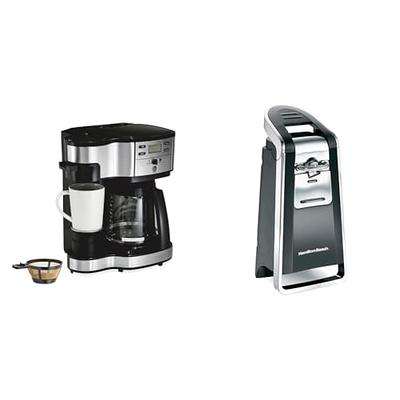 Hamilton Beach 2-Way 12-Cup White Programmable Drip Coffeemaker