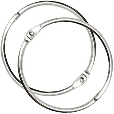 HAHIYO Metal Binder Rings 2 Inch Book Rings Key Rings Bulk Big Large Key  Ring Binder Ring Metal Rings for Index Cards Loose Leaf Binder Rings Index