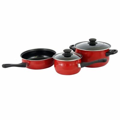 Tramontina Primaware 18 Piece Non-stick Cookware Set, Red 