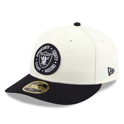 Men's New Era White Las Vegas Raiders Omaha 59FIFTY Fitted Hat