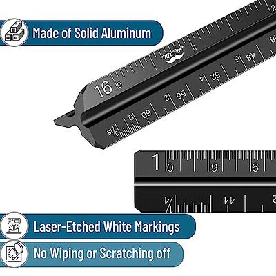 Mr. Pen- Small Architectural Scale Ruler, Aluminium, 6 Inch, 2