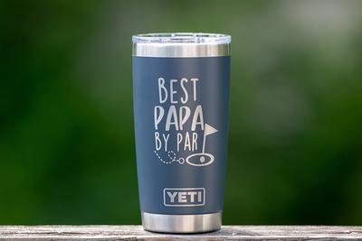 Best dad Ever Yeti - Powder Coated - Laser Engraved - Stainless Steel  Tumbler