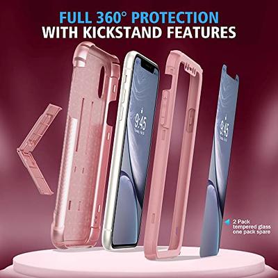  ORETECH for iPhone 11 Case, with[2 x Tempered Glass