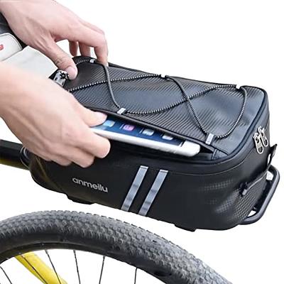 8L Bike Trunk Bag - Durable Bicycle Cargo Rack Bag - Ultra Secure