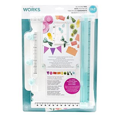 We R Memory Keepers All in One Tool (White) Scrapbooking Tools Stamp Press  Magnets Tab Maker