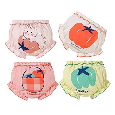 FOUTTUE Toddler Underwear Thick Kids Infant Baby Boys Girls Underpants Cute  Print Underwear Shorts Pants (Red, 18-24 Months) - Yahoo Shopping