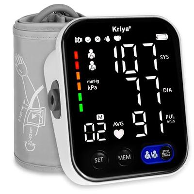 Automatic Arm Blood Pressure Monitors-maguja Automatic Digital Upper Arm Blood  Pressure Monitor Arm Machine, Wide Range of Bandwidth, Large Cuff, Large  LCD Display BP Monitor, Suitable for Home Use Black