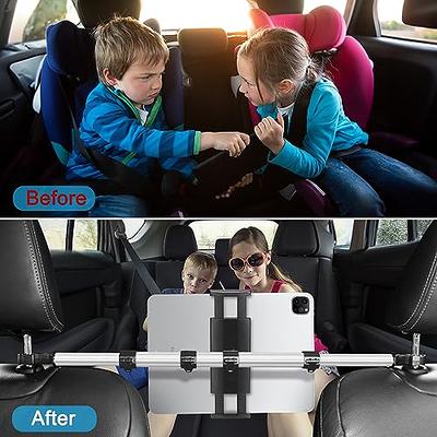 SAMHOUSING Car Headrest Tablet Holder, Adjustable Tablet Car Mount