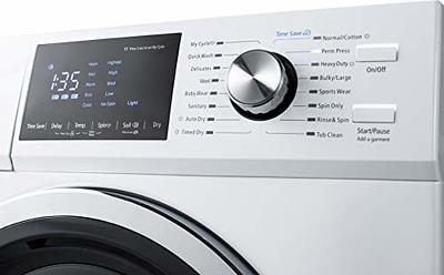 Black+decker 2.7 Cu. ft. All-in-One Washer and Dryer Combo in White