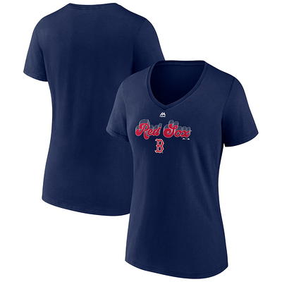 Detroit Tigers Fanatics Branded Women's Ultimate Style Raglan V-Neck T-Shirt  - Navy - Detroit City Sports