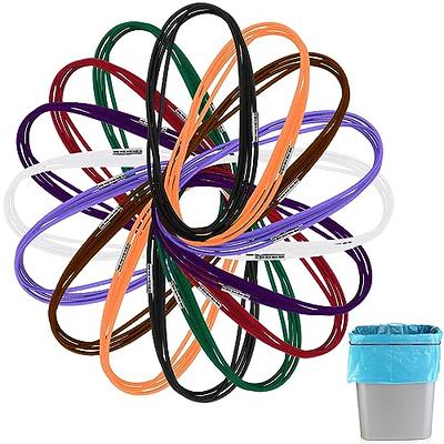 16 Pieces 3.28 Ft trash can bands large Rubber Bands Garbage Can Bag Holder  13-30 Gallon Garbage Can, Colorful Litter Box Band Loop for Trash Can  Outdoor, 8 Colors - Yahoo Shopping