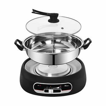 Sunvivi Triple Slow Cooker Buffet Servers and Warmer,3 Pot Food Small Mini  Manual Slow Cooker with Adjustable Temp Stainless Steel Lid Rests,Removable  Ceramic Pot,4.5 QT Red - Yahoo Shopping
