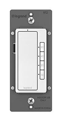 Legrand radiant Smart 15-amp Single-pole/3-way Smart Illuminated Rocker  Light Switch with Wall Plate, White in the Light Switches department at