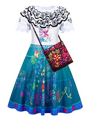 Disney Encanto Mirabel Dress, Costume for Girls Ages 3 and up, Outfit Fits  Children Sizes 4-6X