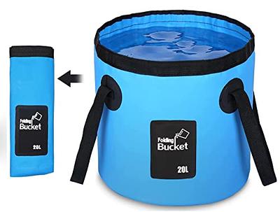 Luxtude Collapsible Bucket with Handle, Lightweight Folding Water Container  5 Gallon (20L), Portable Collapsible Bucket for Fishing, Camping, Hiking,  Backpacking, Outdoor Survival, Car Washing - Yahoo Shopping