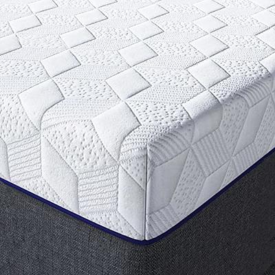 ELEMUSE 4 Inch Ventilated Design Memory Foam Twin Mattress Topper,Cooling  Gel Infused Swirl Foam Pad for Pressure Relief Back Pain,Bed Topper for  Body