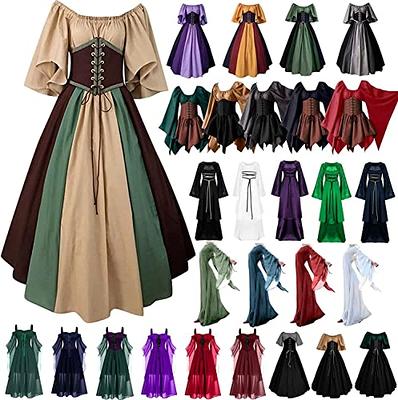 Victorian Dress for Women,Womens Renaissance Faire Costume Medieval  Victorian Corset Gothic Punk Regency Dresses Viking Pirate Sexy Clothing  Viking Costume Women - Yahoo Shopping