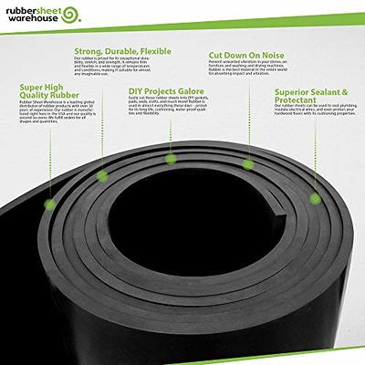 Neoprene Rubber Sheet 1/8 Thick x 16 Wide x 30 Long, Solid Rubber  Sheets, Rolls & Strips for Gaskets Material, Pads, Crafts, Weather  Stripping