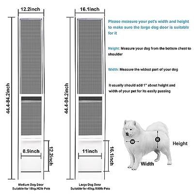  PetSafe 1-Piece Sliding Glass Pet Door for Dogs