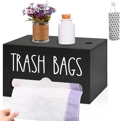 SEANADO Grocery Bag Holder & Trash Bag Roll Dispenser Clear, 2 in