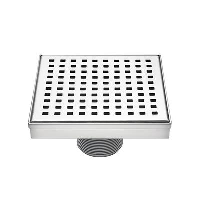 Oatey Designline 4 in. x 4 in. Stainless Steel Square Shower Drain with  Square Pattern Drain Cover in Matte Black DS32040 - The Home Depot