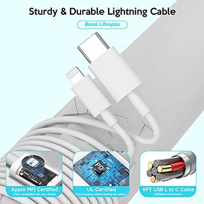 For iPhone 11 PD Fast Charging Cable USB C Lightning Charging and Data Cable  For iPhone 11 Pro Max/ Xs Max/ X /Xr /8