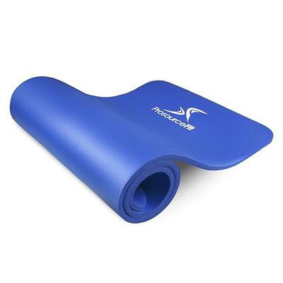 Thick Exercise Yoga Floor Mat Nbr 24 X 71 Inches Great for Camping Cardio  Workouts Pilates Gymnastics With Carrying Strap Included