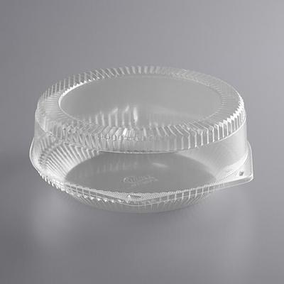 InnoPak 12 Compartment Clear Hinged High Dome Cupcake Container - 100/Case