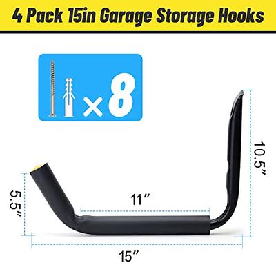 100 LB Capacity (15) Heavy Duty Garage Storage Hooks (4packs