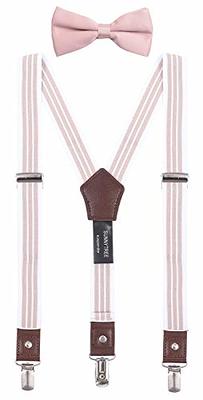 Man of Men Red Suspenders for Men, Red Suspenders for Women