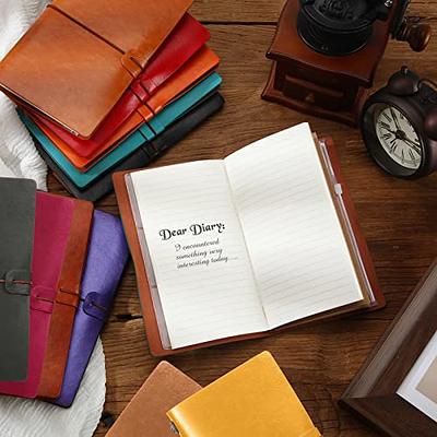 Leather Journal Refillable Lined Deckle Paper Tree of Life Handmade writing  Notebook Diary Leather Bound Daily Notepad for women and men Writing pad