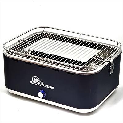 Commercial 1800W Electric Indoor Grill, Smokeless Grill Barbecue Oven Grill  Stainless Steel For BBQ Equipment with Extra-Large Drip Tray 122° F-572° F