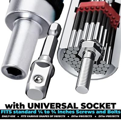 Universal Socket Tools Ratchet Screwdriver Bit Set, Stocking Stuffers for  Men Dad Gifts Super Universal Socket Adapter Valentines Fathers Day  Anniversary Birthday Gifts for Men Dad Him Women 