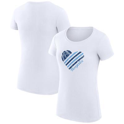 Kansas City Royals Fanatics Branded Women's Logo Fitted T-Shirt