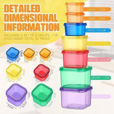 Portion Control Meal Prep Containers 21 Day Meal Planning Healthy Eating  Diet