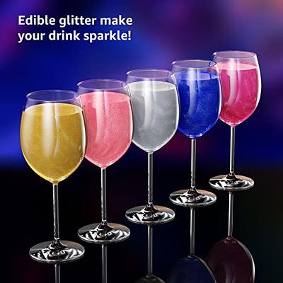 Red Color Changing Drink Glitter, Edible Glitter Spray for Drinks,  Beverages, Foods. FDA Compliant (4 Gram Pump)