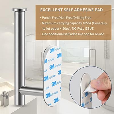 NearMoon Bathroom Toilet Paper Holder, Premium SUS304 Stainless Steel  Rustproof Wall Mounted Toilet Roll Holder for Bathroom, Kitchen (3 Pack,  Brushed Nickel) - Yahoo Shopping