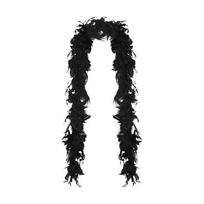 Fancy Feather Boa Black Party Accessory