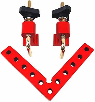 90 Degree Positioning Squares Right Angle Clamps Set, Carpenter L-Type  Aluminum Alloy Corner Clamp, 5.5''x5.5'' Woodworking Clamping Square Tool  for