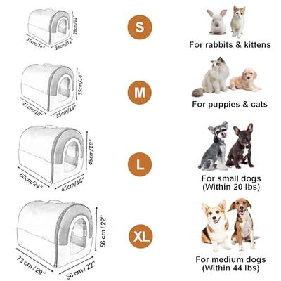 Indoor Dog House Winter Warm Dog House Insulation Detachable Washable Dog  Kennel Cat Hideaway for Small and Medium-Sized Dogs and Cats